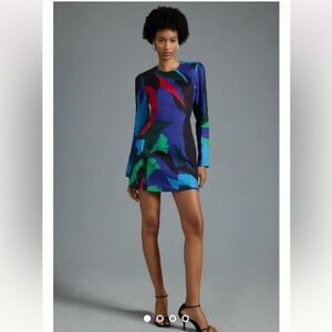 The Wolf Gang Linen Anthropologie NWT The Wolf Gang Lolita Cutout Dress Size XS.